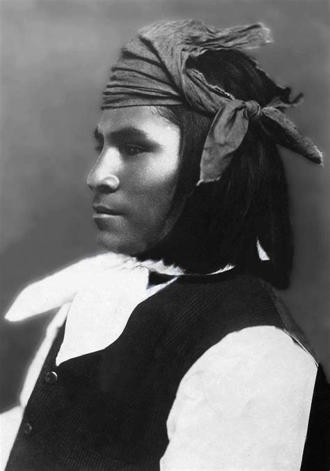 Portrait Of An Apache Scout Photographed Ca 1890 Native American