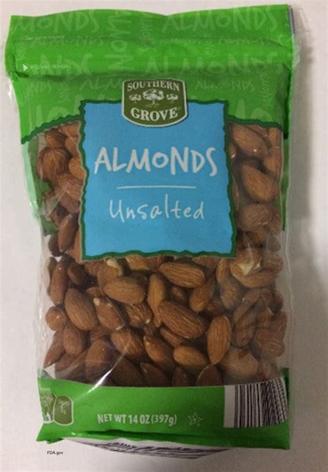 Southern Grove Almonds Sold At Aldi Stores Recalled For Undeclared