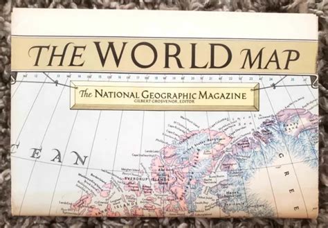 National Geographic Original Dec 1951 Map Of The World 995 Picclick