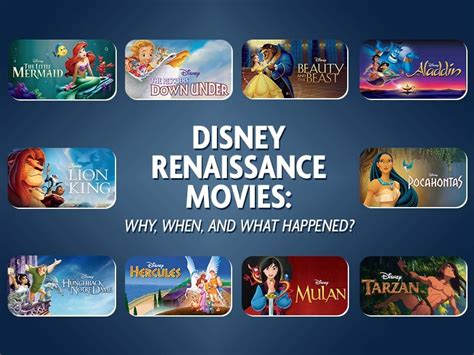 Disney Renaissance Movies Why When And What Happened