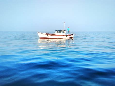 Gambar Laut Pantai Lautan Horison Perahu Kendaraan Teluk