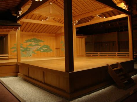 Nagoya Noh Theatre Its Just Outside Nagoya Jo Open To Visits For