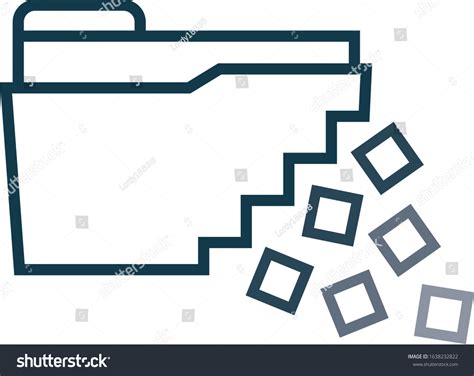Data Loss File Icon Vector Graphic Stock Vector Royalty Free 1638232822