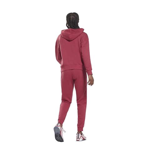 Buy Reebok Womens Workout Elements Piping Pack Hooded Training Tracksuit Punch Berry
