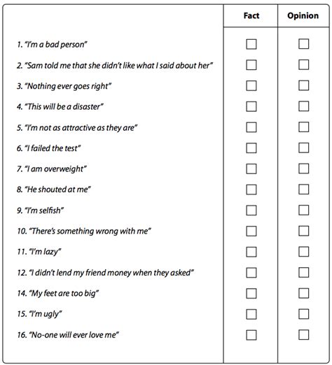 Cbt worksheets and printables are a crucial part of therapy. Printable CBT Worksheets | Therapy worksheets, Cbt ...