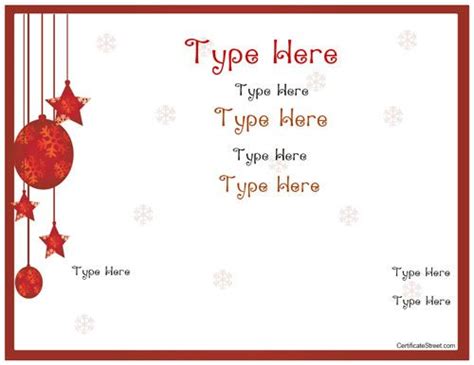 This multipurpose certificate template is quick to edit in photoshop because it uses smart layers. Pin by Terrilyn Balaszi on CRAFTS | Christmas gift ...