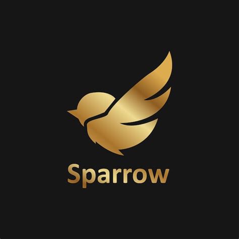 Premium Vector Sparrow Logo Design Template