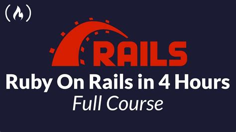 Learn Ruby On Rails Full Course Youtube