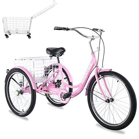 Buy Adult Tricycles 3 Wheel Bikes For Adults 2426 Inch Single Speed