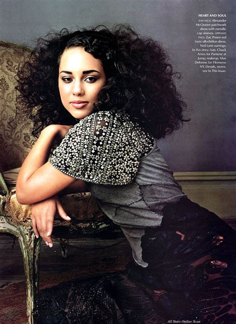 March 2004 Alicia Keys Vogue Photo 85129 Fanpop