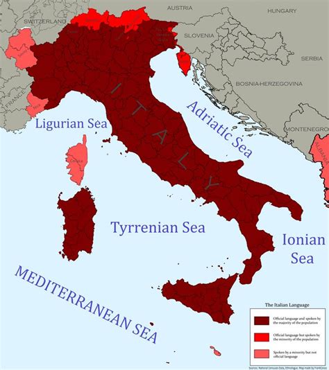 Best photos you will ever see. Map Very Detailed Map of the Italian Language[NEW ...