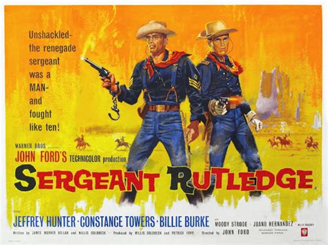 Movie Monday Western Movie Reviews Week 100 Sergeant Rutledge