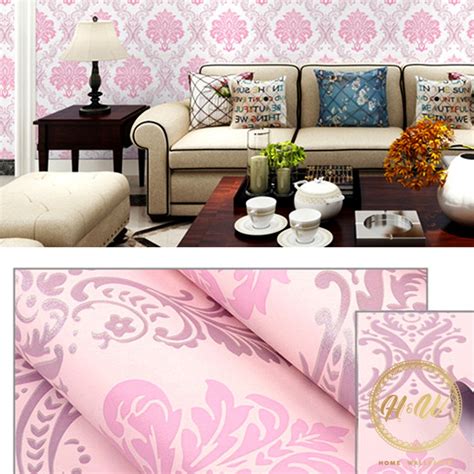 Di bawah ini ada beberapa contoh motif anyaman yang dulu pernah penulis pelajari waktu duduk di bangku smp. Wallpaper Sticker Dinding Batik Pink - 45cm x 10m | Wallpaper Batik | Wallpaper Ruang Tamu ...