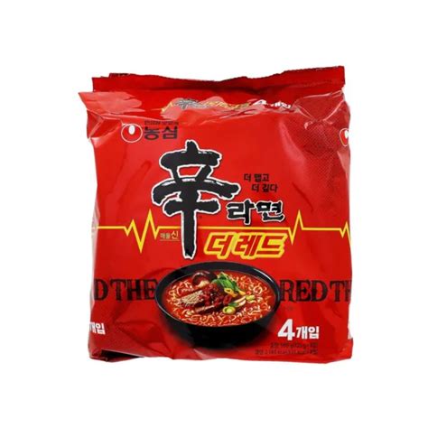 Korean Instant Hot Spicy Noodle Nongshim Shin Ramyun The Red Limited