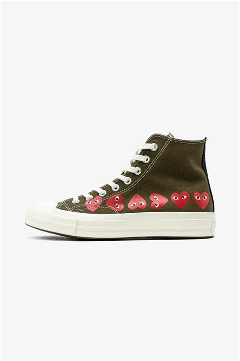 Converse Chuck Taylor All Star 70 High Multi Red Heart Frame