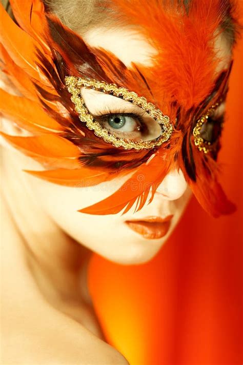 Woman Portrait In Mask Stock Image Image Of Beauty Lashes 1480257