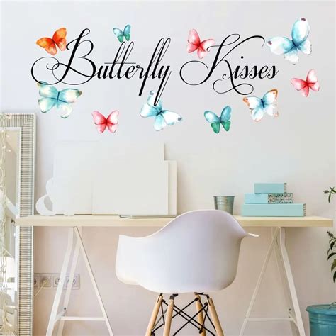 Buy Beautiful Butterflies Wall Decal Flowers Quotes Dandelions In The Wind Wall Art Sticker