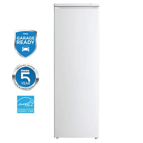 Danby 71 Cu Ft Manual Defrost Upright Freezer In White Duf071a3wdb