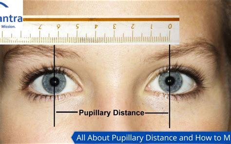 Pupillary Distance Printable Ruler Pupillary Distance Pd Is The