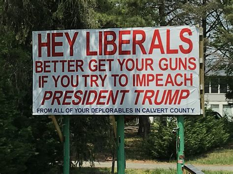 ‘hey Liberals After Complaints Pro Trump Billboard In Md Will Come