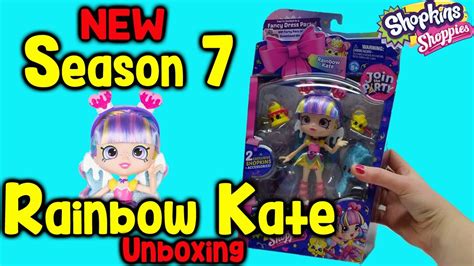 Shopkins Season 7 Rainbow Kate Shoppie Join The Party Opening Unboxing