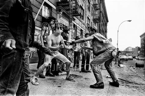 Bronx New York City Ny July 20th 1972 Running Battles Were Frequent
