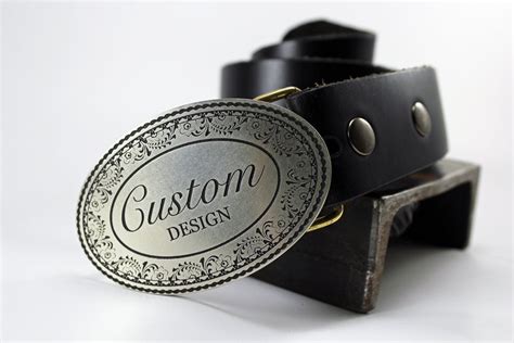Design Your Own Custom Belt Buckle Solid Metal Copper Etsy