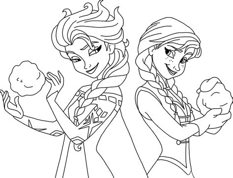 On the way, she gets lost, by chance, she meets kristoff and his reindeer sven when she is at wandering. Frozen Elsa And Anna Coloring Page - Free Coloring Pages ...