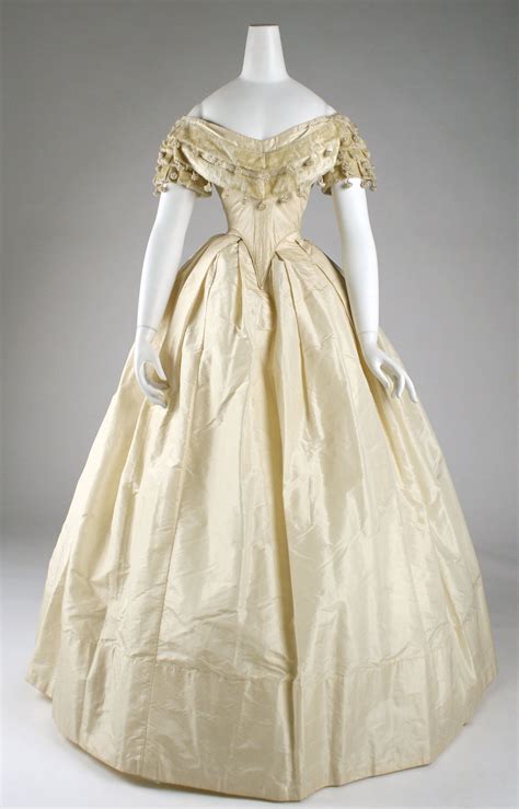 Dress 1860 American The Met Historical Dresses Victorian Fashion