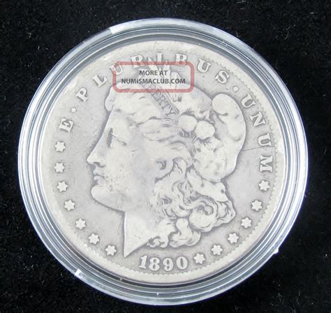 1890 Cc Morgan Silver Dollar Circulated Coin Great Investment