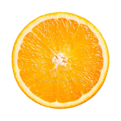 Slice Of The Cut Orange By Prussiaart On Deviantart
