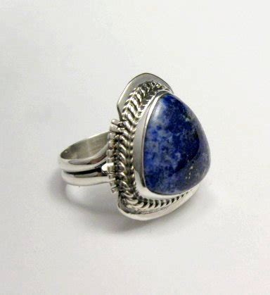 Navajo Native American Lapis Lazuli Ring Sz Larson Lee