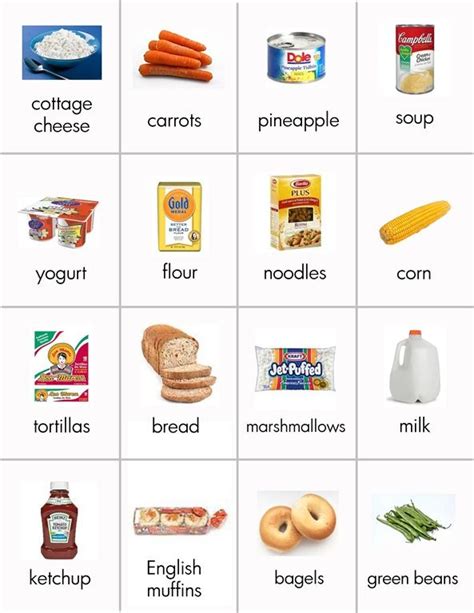 Food Flashcards Food Pyramid Kids Food Therapy