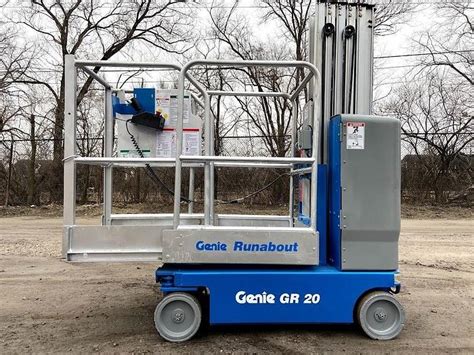 Used 2009 Genie Gr 20 Runabout Manlift For Sale In Rockdale Illinois