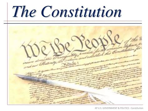 Ppt The Constitution Powerpoint Presentation Free Download Id2807812