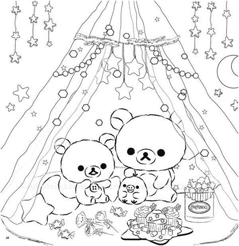 Coloring Book Download Rilakkuma Relaxing Soothing Coloring Book Pdf