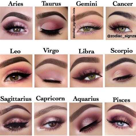 follow me zodiacsteen for more 😍 what did you get zodiac sign fashion eye makeup zodiac