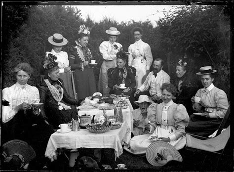 Elegant Victorian Tea Party In Ipswich Circa 1900