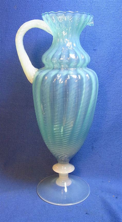 Beautiful Italy Murano Art Glass Handle Vase Ebay