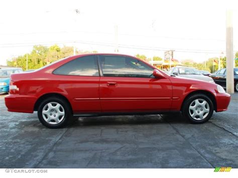 2000 Milano Red Honda Civic Ex Coupe 28461786 Photo 2