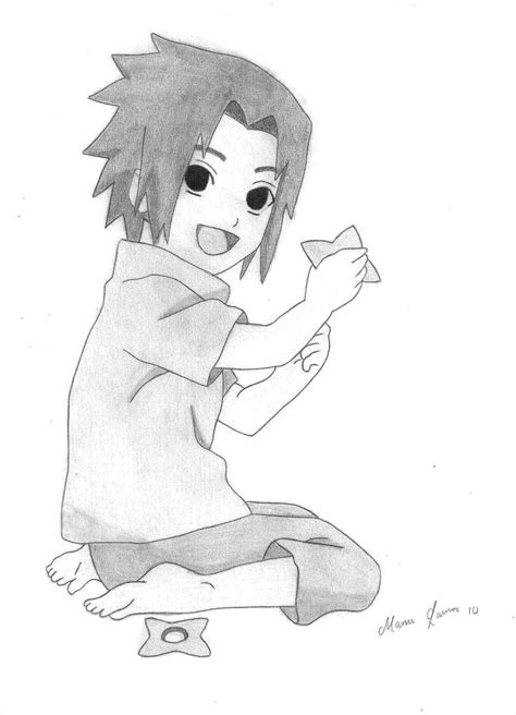 Kid Sasuke By Malleymalos Sasuke Drawing Easy Drawings Children Sketch