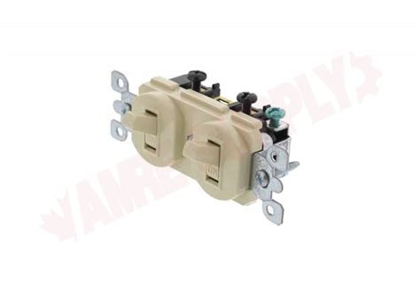 5224 I Leviton Duplex 2 Toggle Combo Switch 15a120v Ivory Amre