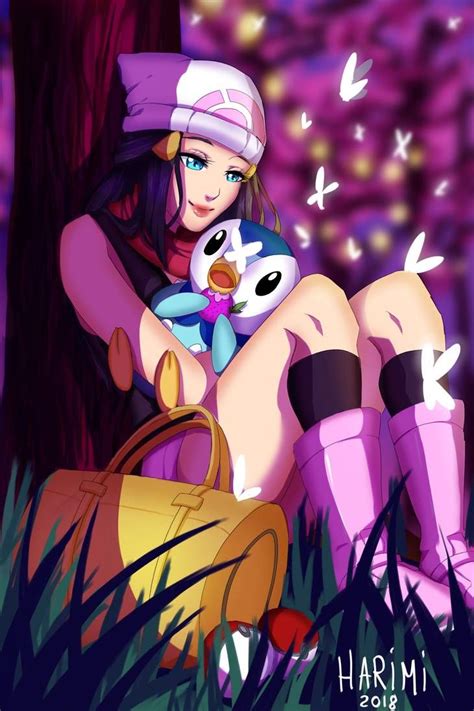 Dawn And Piplup By Harimii On Deviantart Piplup Dawn Pokemon