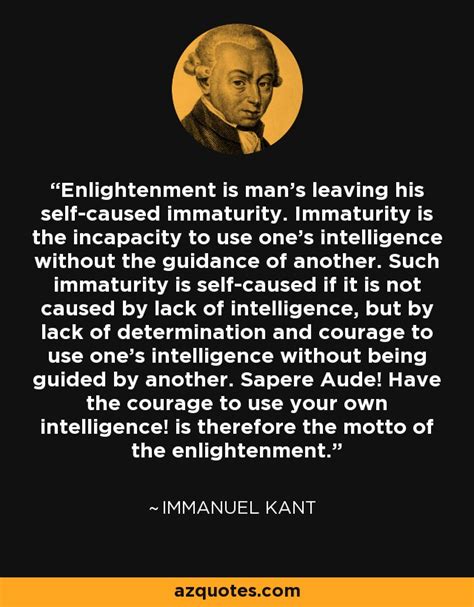 Immanuel Kant And The Enlightenment Answering The Question What Is