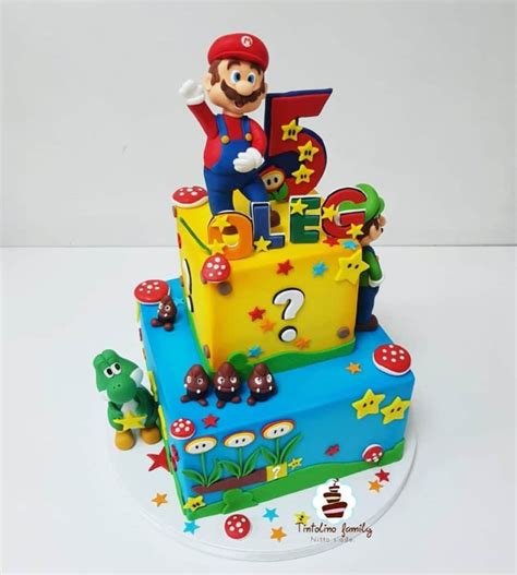 15 Amazing And Cute Super Mario Cake Ideas And Designs