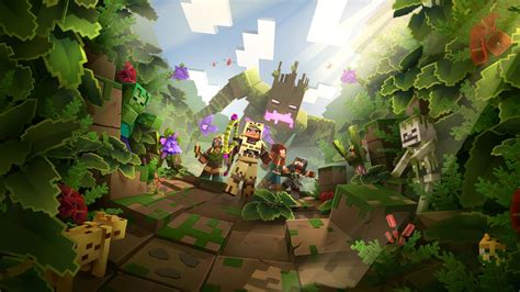 Minecraft Dungeons Presenta Su Primer Dlc Jungle Awakens Llegará En