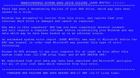 Ote And Note Fake Blue Screen Prank