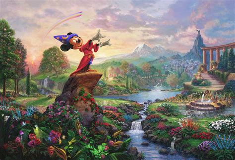 Silvernight13 Thomas Kinkade Disney Paintings