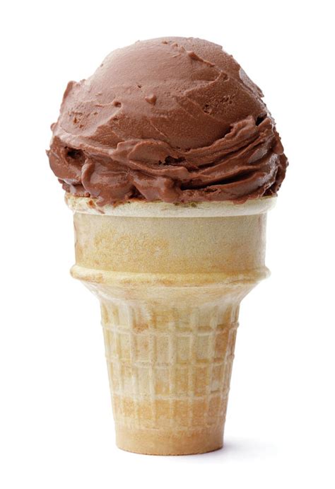 Chocolate Ice Cream Cone By Duckycards