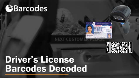 Drivers License Barcodes Decoded With Airtrack Scanner Barcoding News